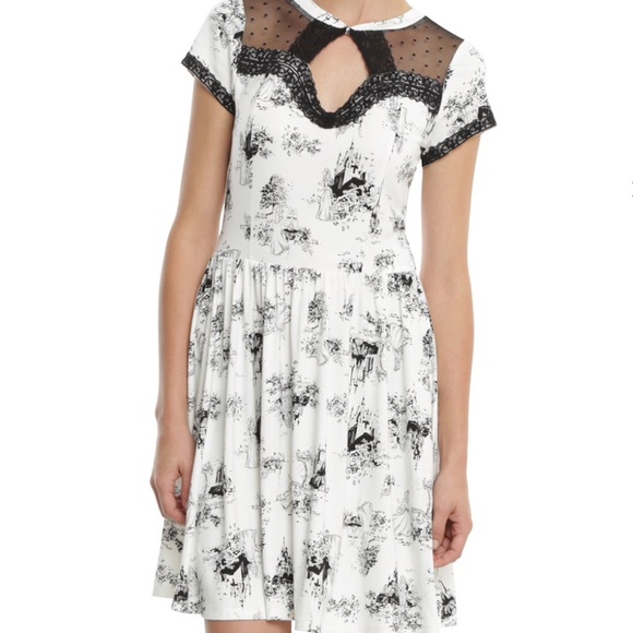 princess print dress